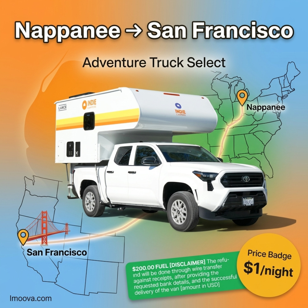Adventure Truck Select - Nappanee to San Francisco