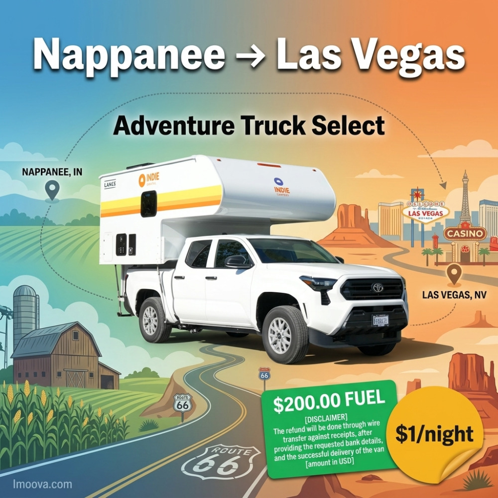 Adventure Truck Select - Nappanee to Las Vegas