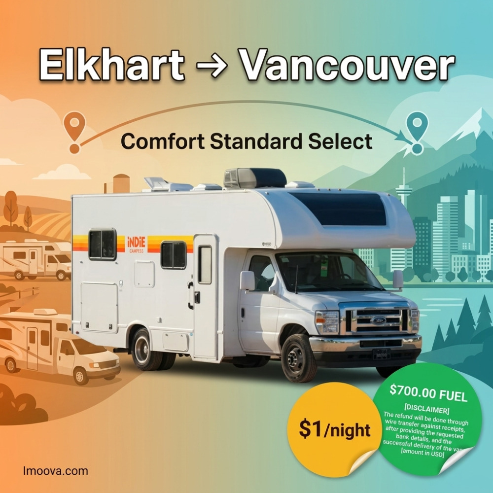 Comfort Standard Select - Elkhart to Vancouver