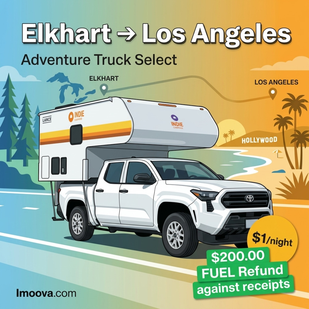 Adventure Truck Select - Elkhart to Los Angeles